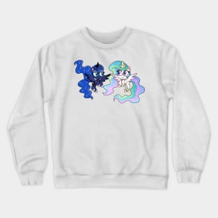 Pony Life Celestia and Luna Crewneck Sweatshirt